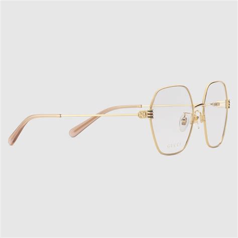 gucci 2310 frame|Gucci Oversized geometric optical frame.